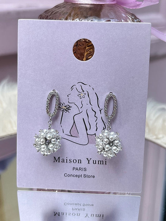 Boucles d’oreilles perles