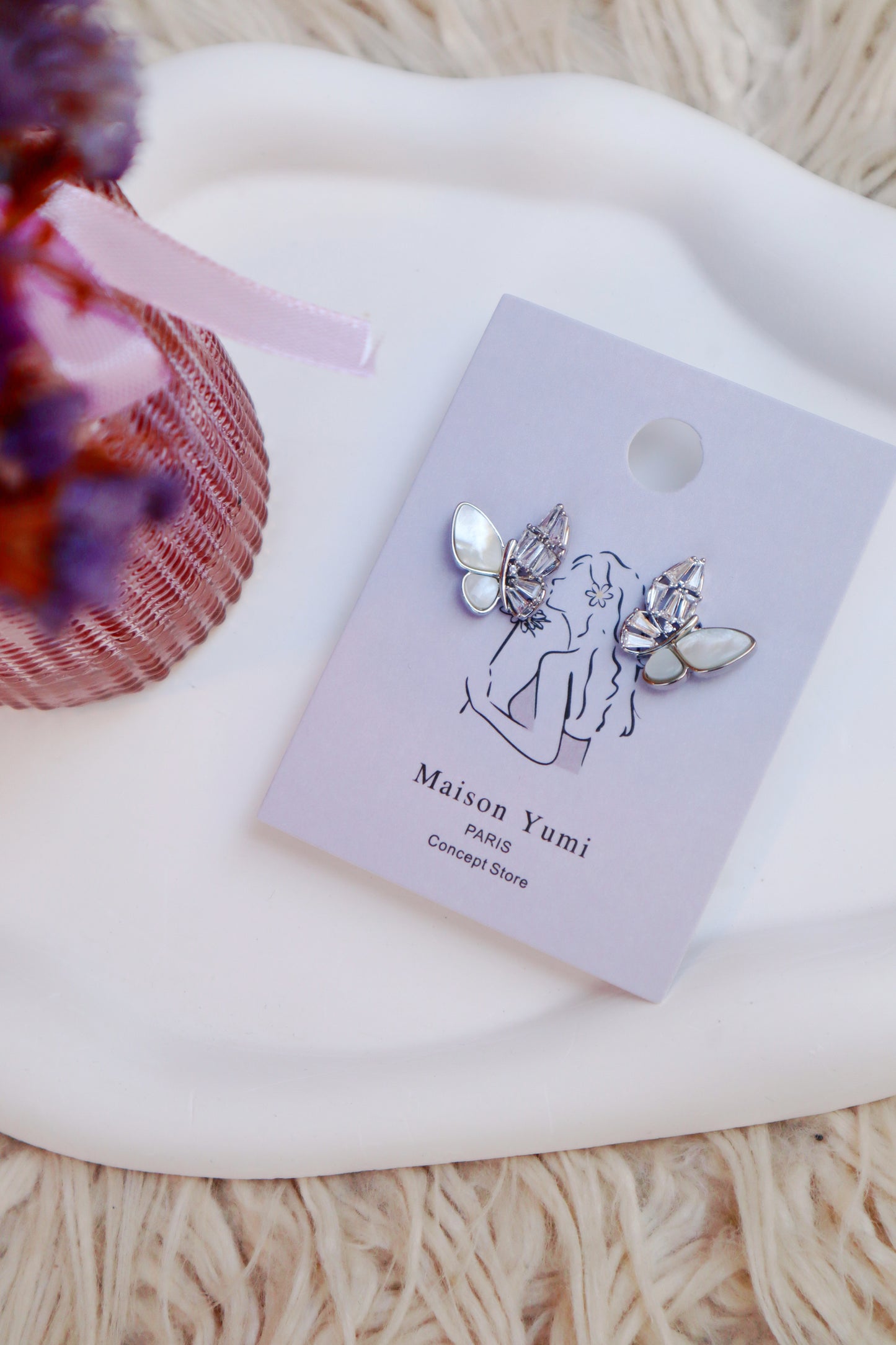 Butterfly earrings