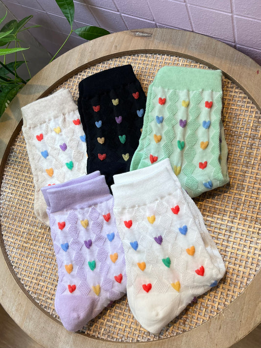 Chaussettes cœurs