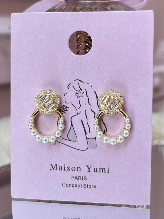 Boucles d’oreilles dorées