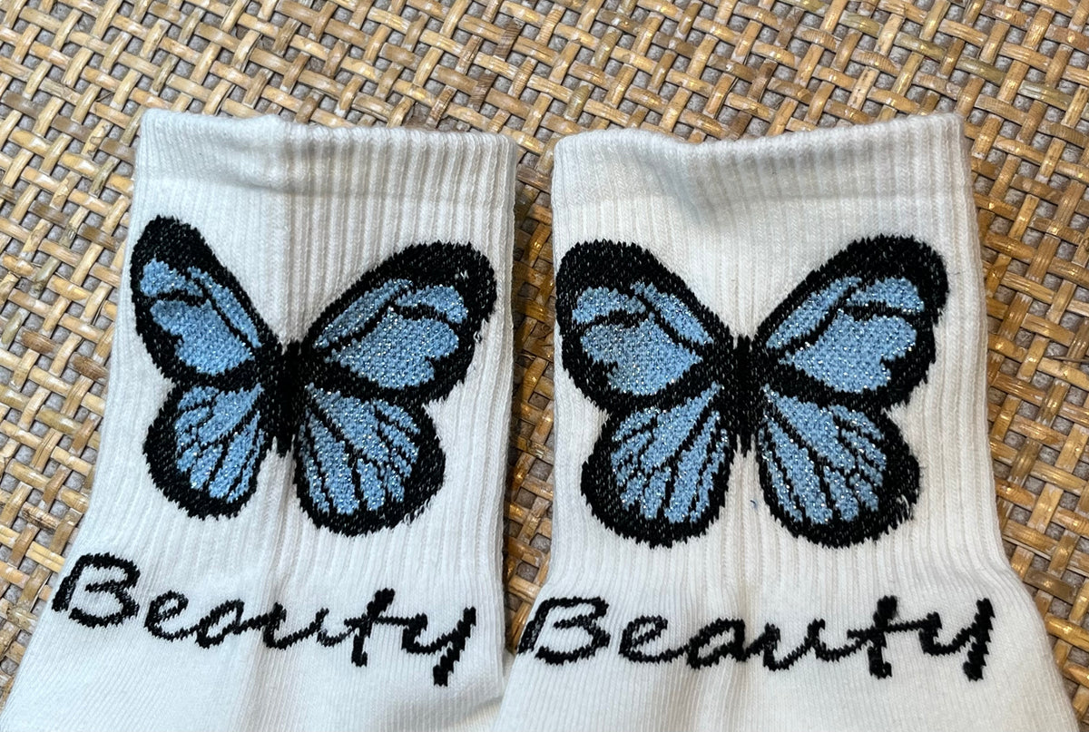 Chaussettes papillon