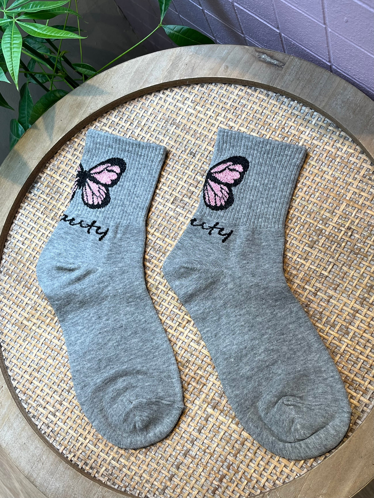 Chaussettes papillon