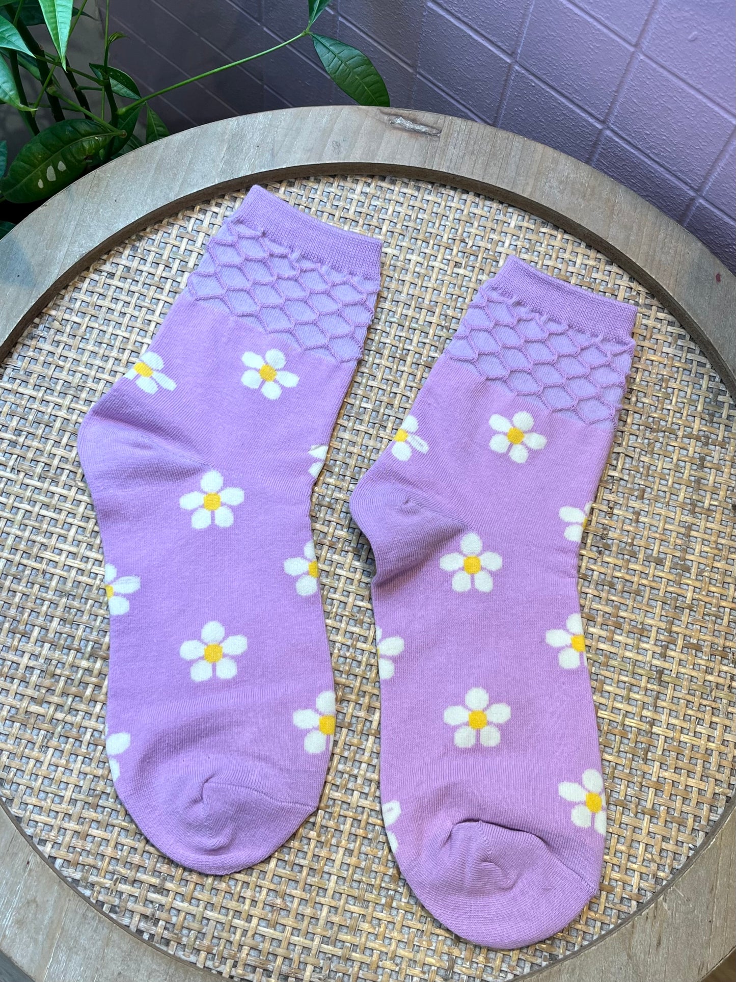 Chaussettes florales
