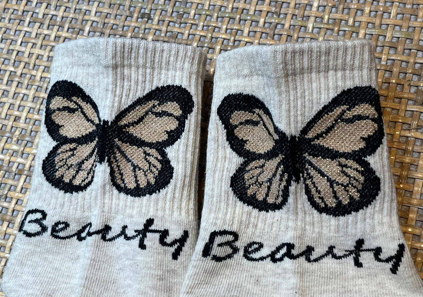 Chaussettes papillon