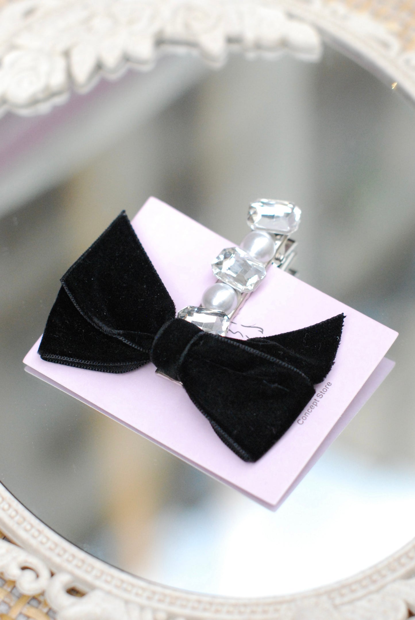 Barrette à Nœud Velours
