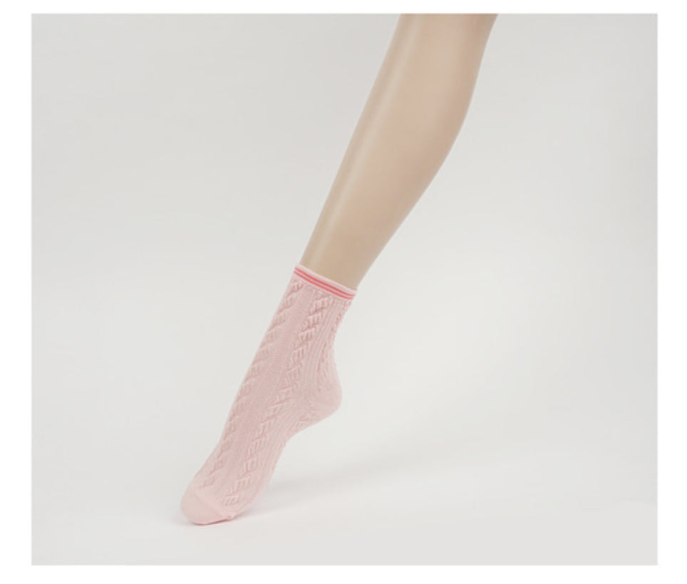 Solid color socks